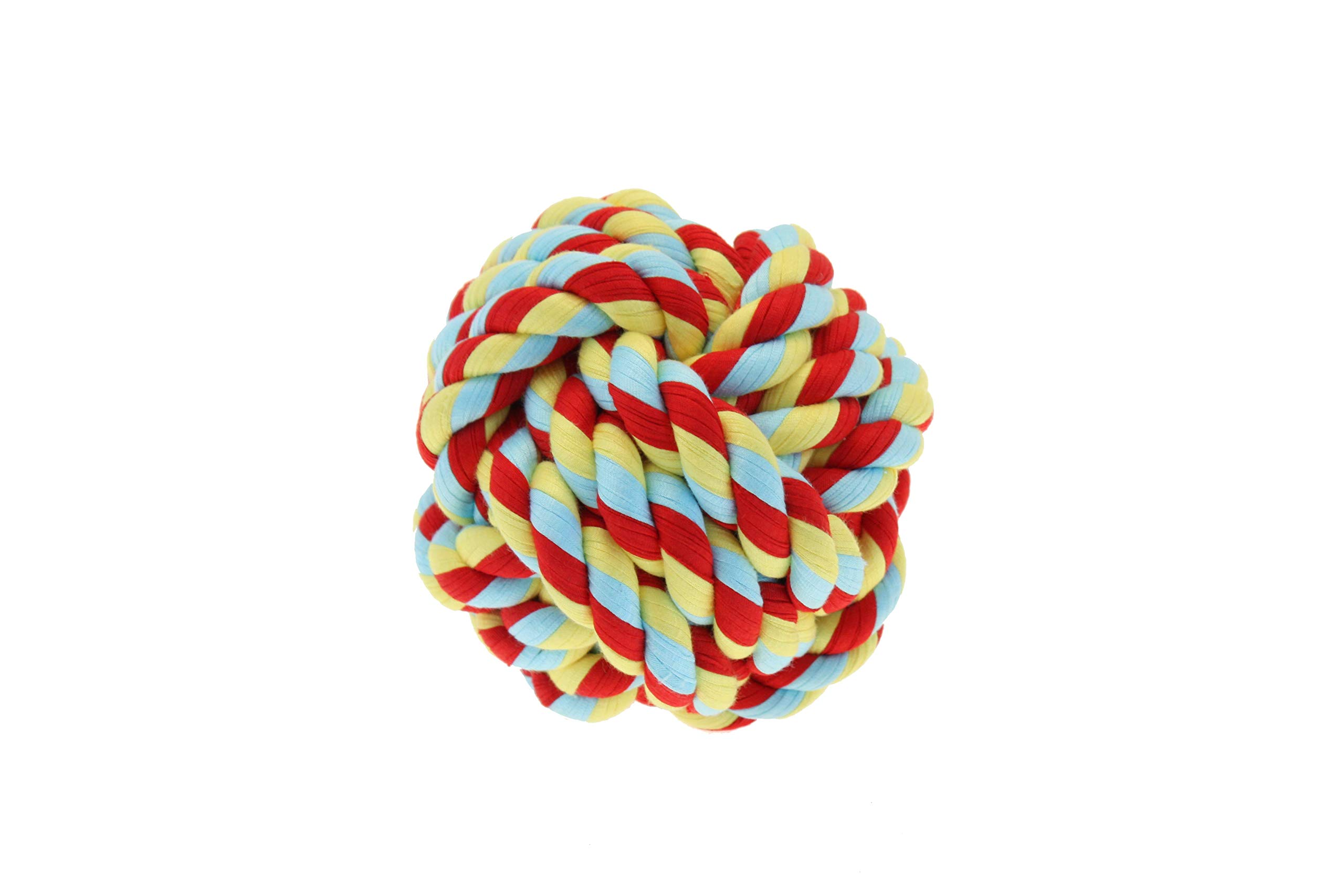 Nuts For Knots Twist-Tee"" Cotton Ball Dog Toy"