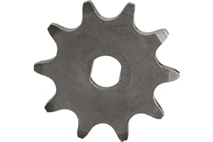 YC Yier Electric Motor Sprocket 420 10T Gear Motor Sprocket 8.5mm X 10 mm 420 Sprocket 10 Tooth Steel Sprocket Replacement Part for Electric Tricycle Bicycle E Bike Scooter Go kart