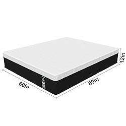 JEEKEA Queen Mattress, 12 Inch Queen Size Hybrid