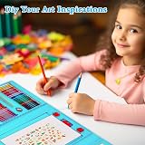 KINSPORY 290 PCS Art Set for Kids Deluxe Coloring Case Gift for Teens Boys Girls view 6