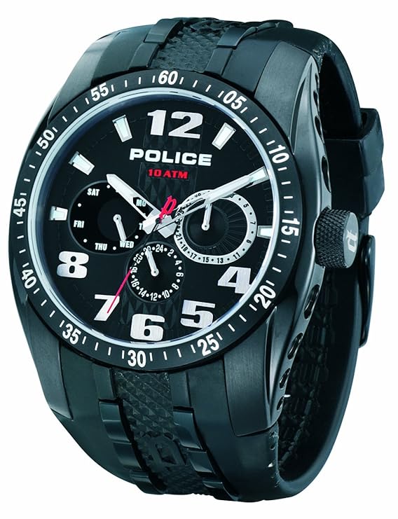 Police Gents Watch Topgear P12087JSB02 Police Amazon.co.uk Watches