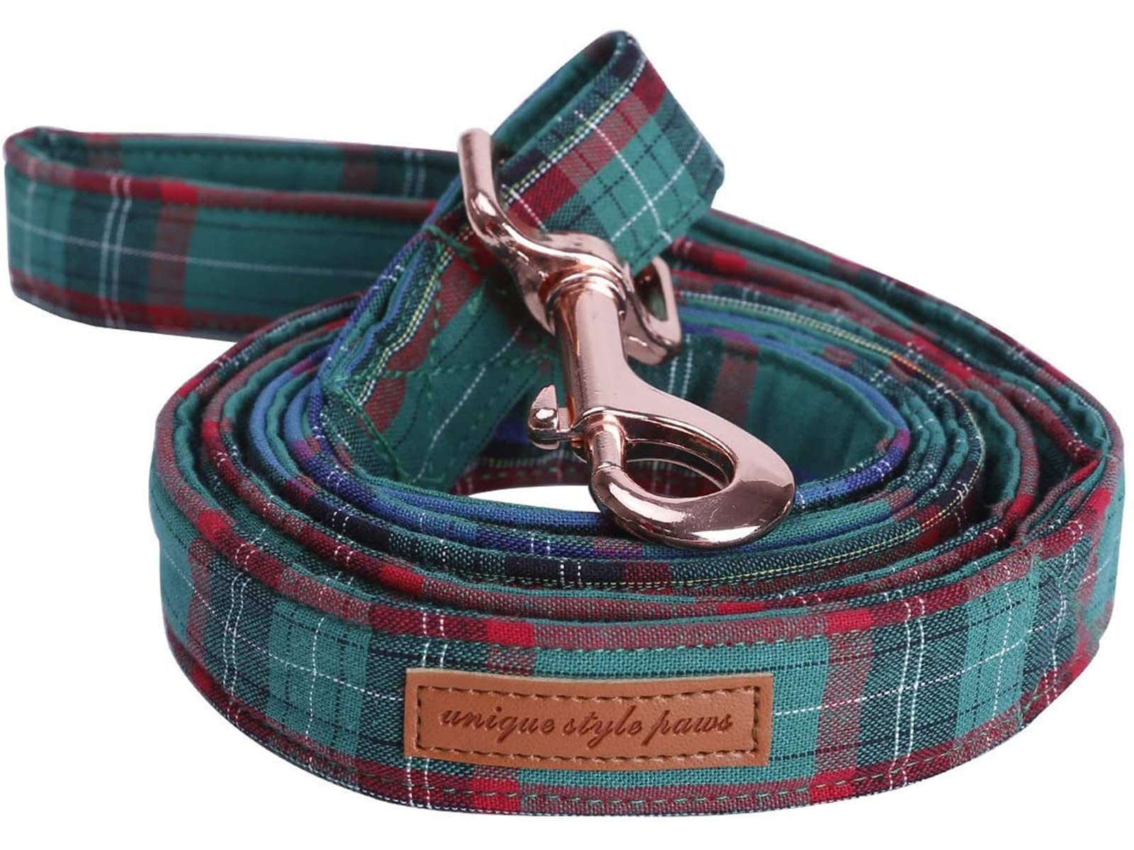 Unique style paws Handmade Durable Dog Lead Soft Comfortable Handle Lead for Dogs 3 Size 20 Pattern