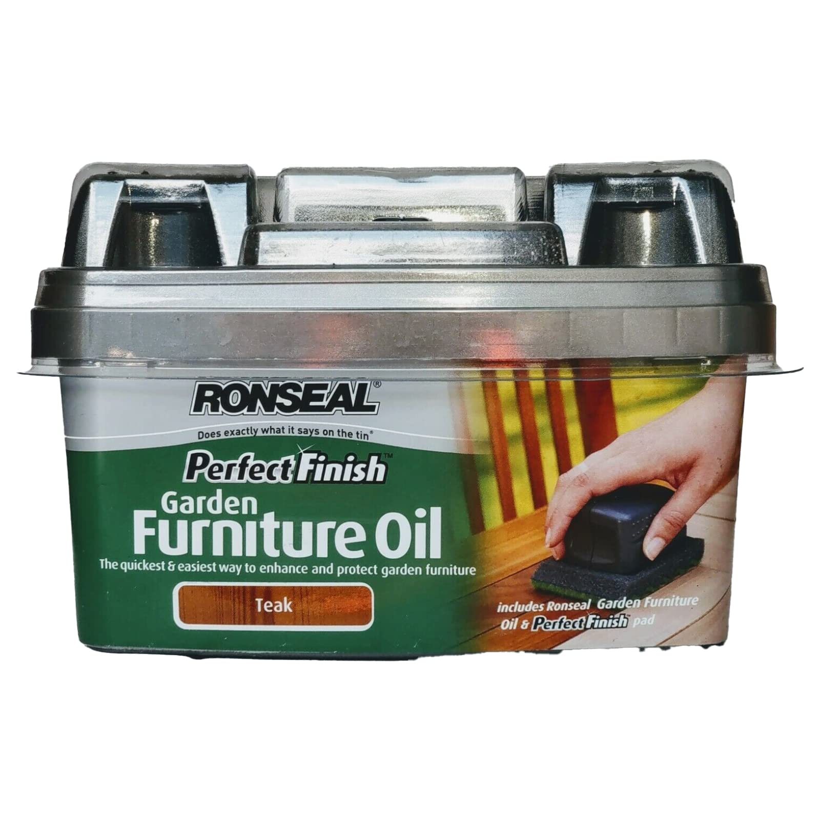 Ronseal GFOT750 750ml Perfect Finish Hardwoodgarden Furniture Oil - Teak