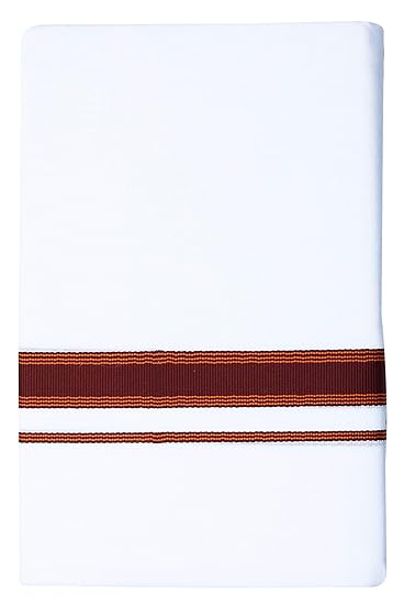 Men's Pure Cotton Dhoti's (121_White_3.60M)