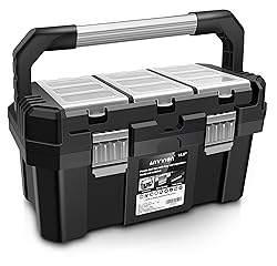 Anyyion 14 Inch Tool box with Removable Tray, Truly