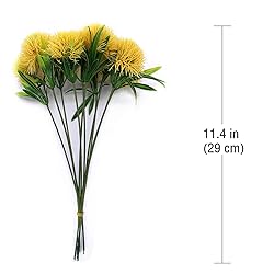 CATTREE Artificial Dandelion Flowers, Plastic