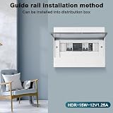 DEWIN HDR-15-12 DIN Rail Switching Power Supply 12V 1.25A 15W view 4