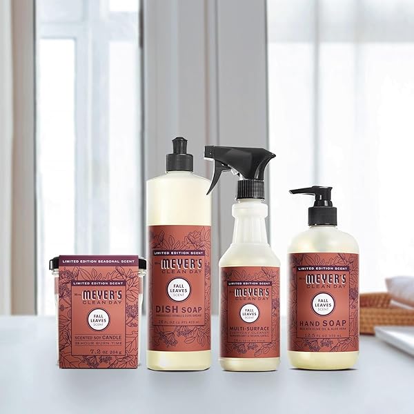 MRS. MEYER’S CLEAN DAY MULTI-SURFACE EVERYDAY CLEANER, FALL LEAVES SCENT, 16 FL OZ BOTTLE