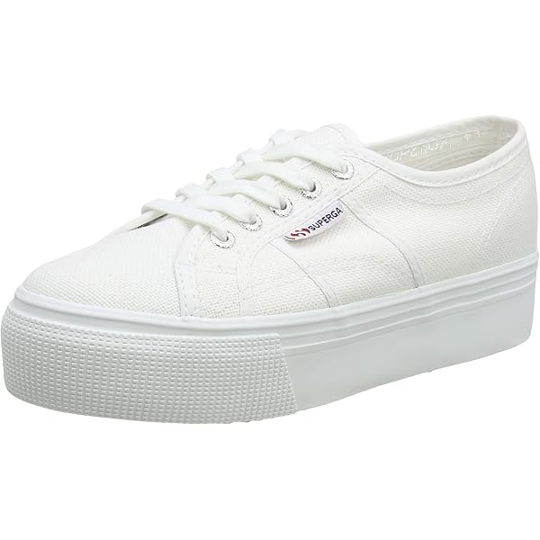 Amazon.com | Superga Women's 2790 Platform Sneaker, White, 8