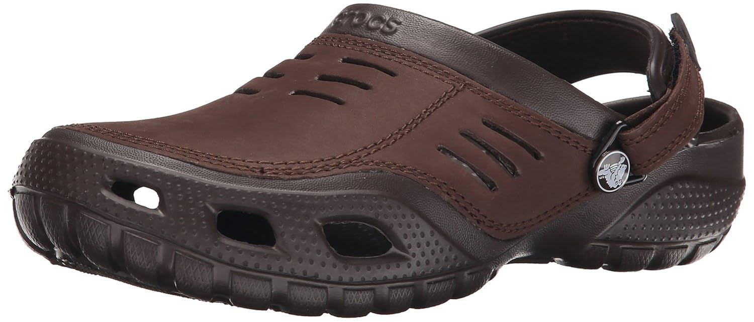 mens leather crocs uk