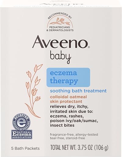 Aveeno Baby Soothing Bath Treatment Single Use Packets 5 ea