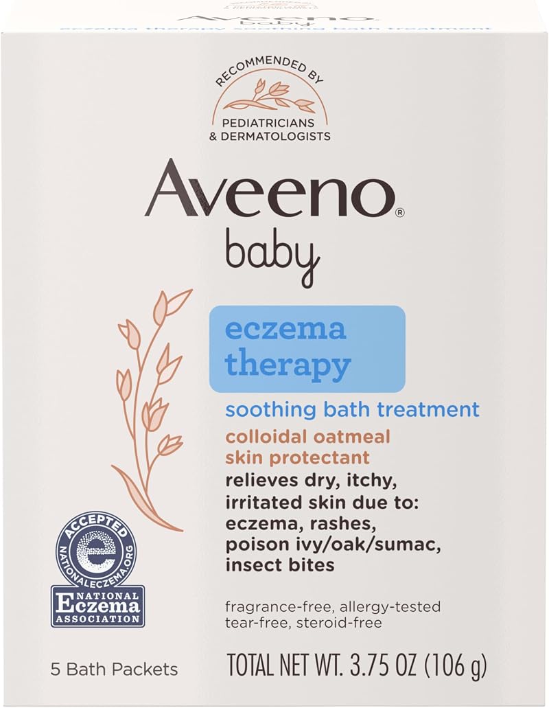 Aveeno Baby Soothing Bath Treatment Single Use Packets 5 ea