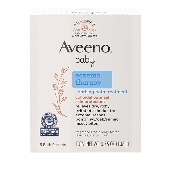 AVEENO SOOTHING BABY BATH TREATMENT, SINGLE USE PACKETS...