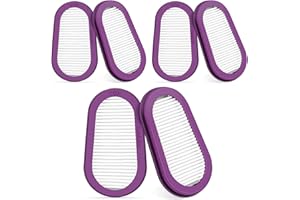 FENKABS 6 Pack P100 Respirator Replacement Filters SPR321 Compatible with GVS Elipse SPR451 S/M, SPR457 M/L, SPR449 S/M, SPR456 M/L Half Mask Respirators - Welding & Dust Respirator Filter