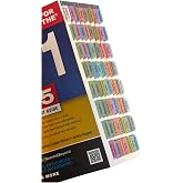 Book Tabs for First Aid for the USMLE Step 1 2025 35th Edition | Fully Laminated, Color-Coded, Removable, (Book not Included). Includes Blank Tabs and Alignment Card for easy installation