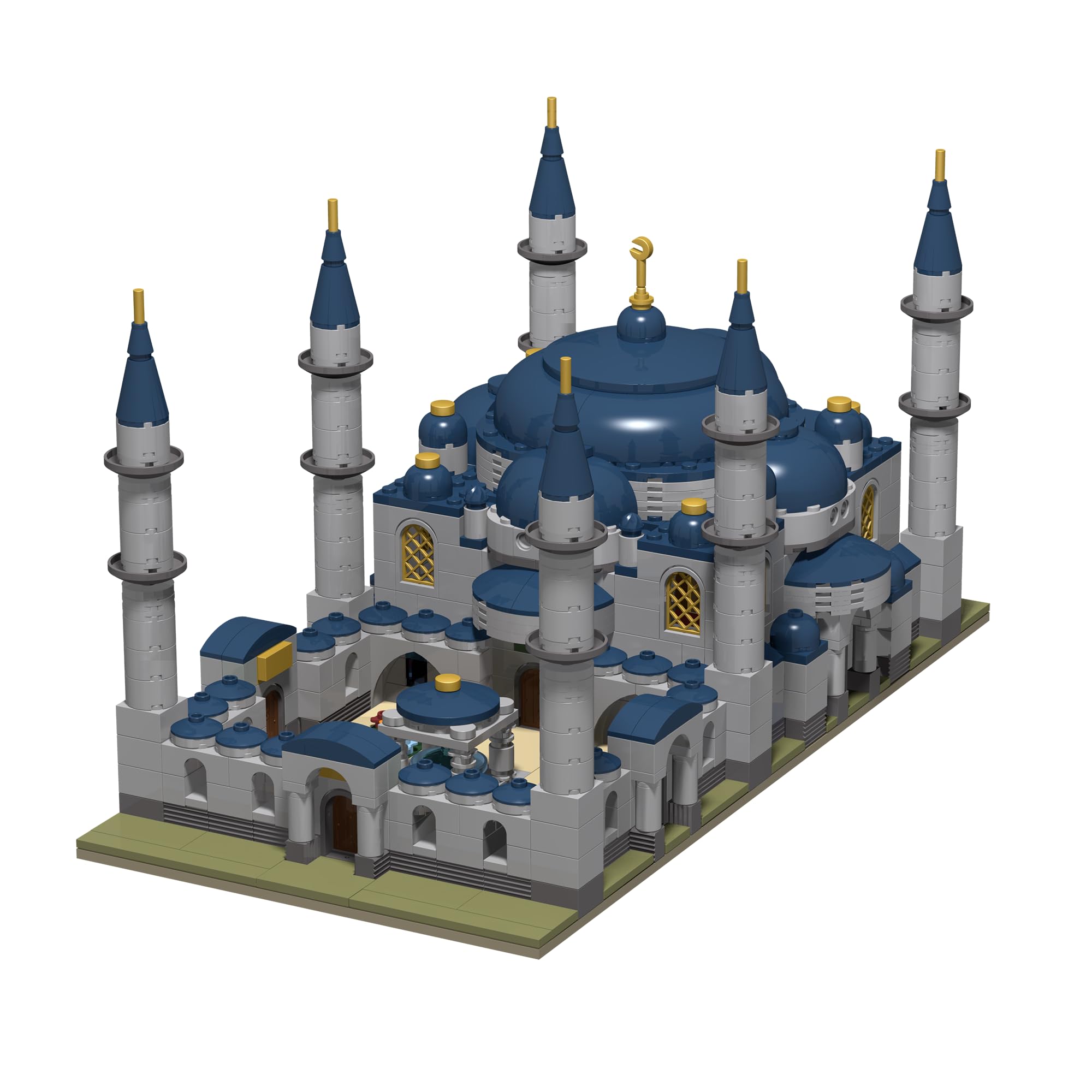 TAKVA DEENBLOCKS™ Sultan Ahmet Camii Blue Mosque | Build and Learn Educational Building Blocks Toy