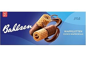 Bahlsen Waffeletten Vollmilch - 1er Pack - Hauchdünnes Waffelgebäck mit Vollmilchschokolade (1 x 100 g)