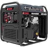 A-iPower 4600W RV-Ready Quiet Portable Inverter Generator Gas Powered, Ultra-lightweight Open Frame Power Supply for Tailigat