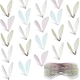 WILLBOND 100 Pieces Dragonfly Charms Artificial Butterfly Craft Earring Charms for DIY Art Craft Women Earrings Pendant Jewelry