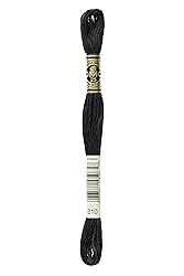 Dmc 6-Strand Embroidery Cotton 8.7yd-Black