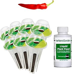Amazon.com : AeroGarden 800599-0208 Seed Pod Kit, 7, Green : Garden