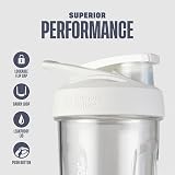 BlenderBottle Strada Shaker Cup 710ml White with BlenderBall Wire Whisk view 2