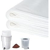 50 Pcs Commercial Cold Brew Coffee Filters,20" x 20" Commercial Cold Brew Bags For Commercial Model Cold Brew Coffee Makers and 5-Gallon Commercial Systems,with Drawstring,Brew Up To 5 LBS Coffee