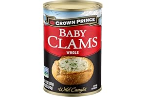 Crown Prince Baby Clams, 10 Ounce (Pack of 12)