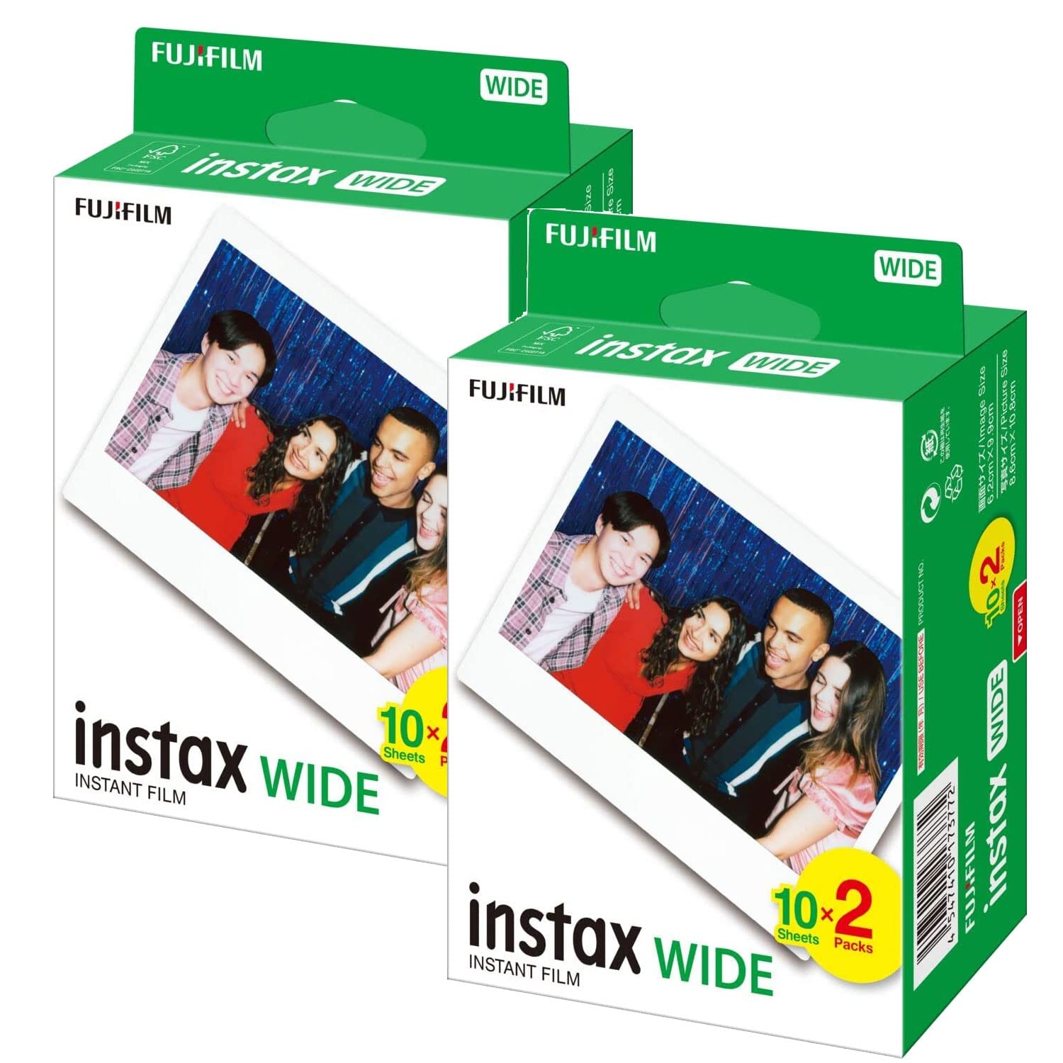 Fujifilm 16385995 X2 Instax Wide Picture Format Film Pack for 210 300 x 40 Prints - (> CONSUMABLES)