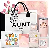 Suhctuptx Aunt Gifts from Niece, Cool Auntie Gift Ideas, Grocery Canvas Tote Bag - Best Aunts Ever