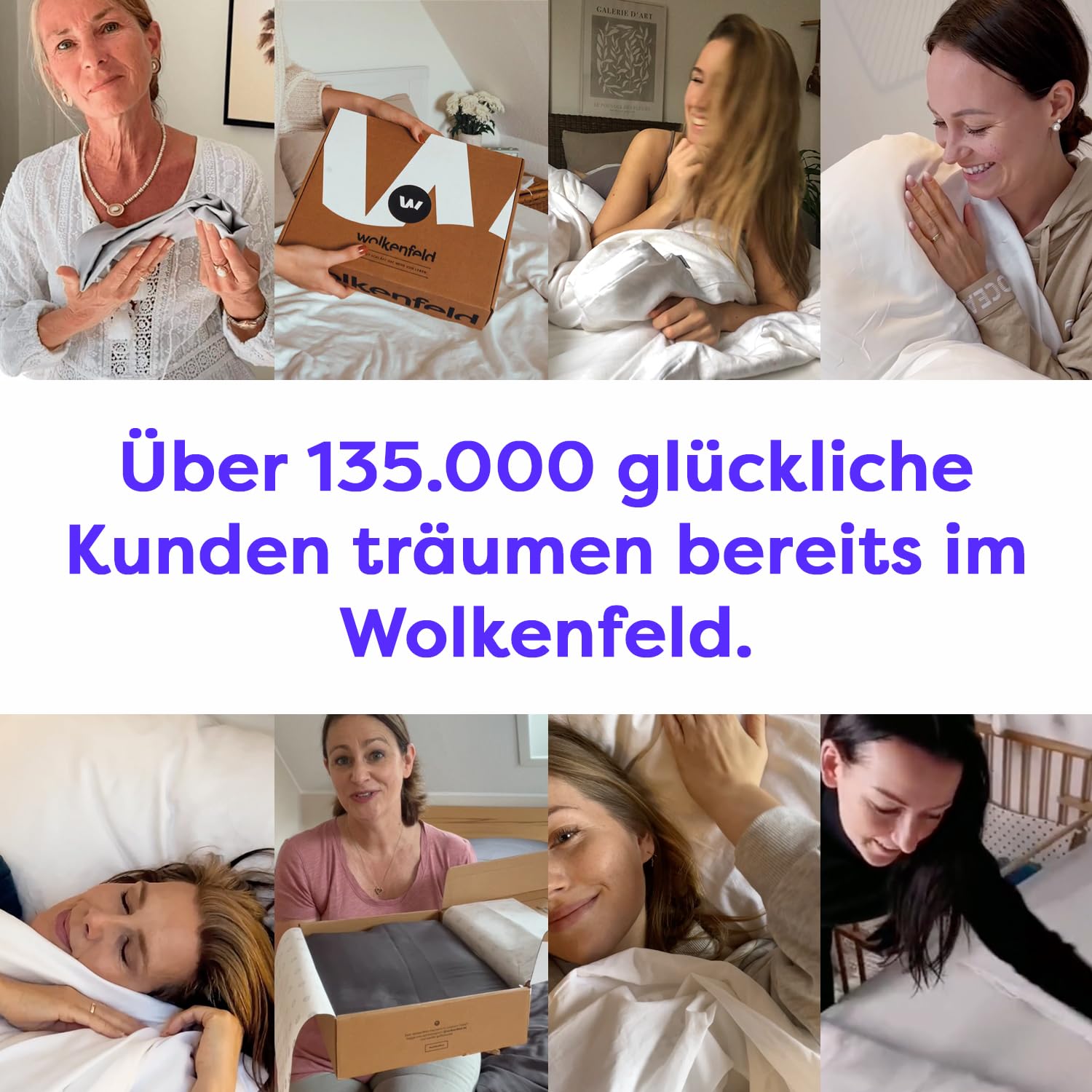 Wolkenfeld Bettwäsche 135x200 cm – Hellgrau/Dunkelgrau - kuschlig weich & bügelfrei – ÖKO-TEX Zertifiziert – Mikrofaser Bettwäsche-Sets 1x Bettbezug 135 x 200 + 1x Kissenbezug 80x80 4