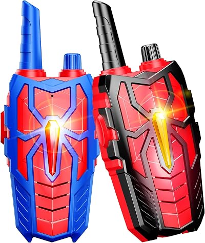 Toyokid Spider Walkie Talkie Kids Toys 3-12 Outdoor Camping Hiking