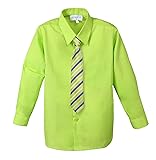 Spring Notion Big Boys' Cotton Blend Dress Shirt