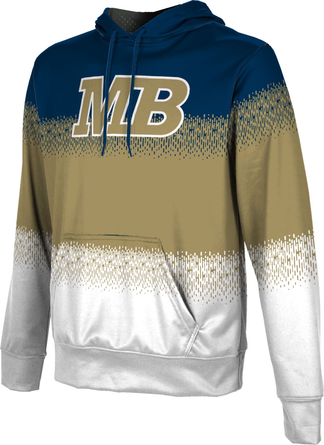 California State University Monterey Bay Men's Pullover Hoodie, School Spirit Sweatshirt (Drip)