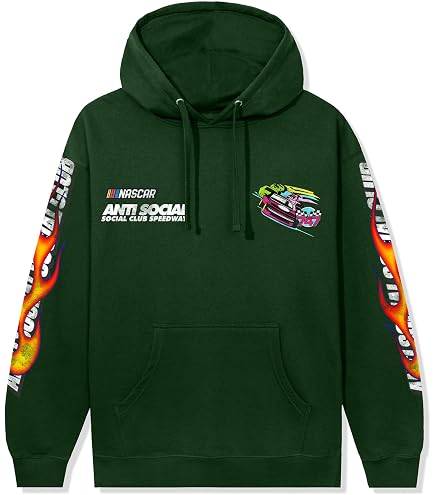 Amazon.com: Anti Social Social Club x NASCAR Daytona Hoodie