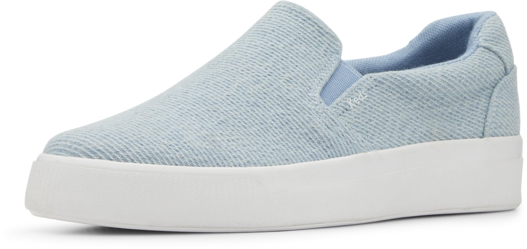 Keds Women’s Pursuit Slip On, Denim, 6.5 Wide
