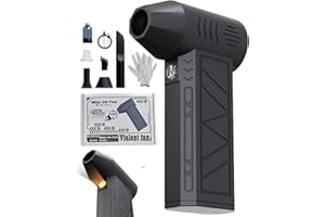 GZATBSY 2026 Next Generation Snow Master Pro LED Turbo Blower - 130,000 RPM Portable Snow Removal Tool for Cars & Driveways, Mini Turbo Snow Blower, 3-Speed & Fast Snow, USB Rechargeable, Ergonomic Design