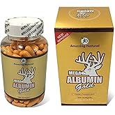 New Improved Mega Albumin Gold 200 Softgels Energy Enhancement and Immune Support