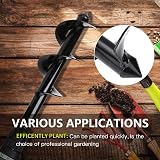 PTPTRATE Earth Auger Drill Bit Planter Digger Garden Planting Tool 8x30cm view 8