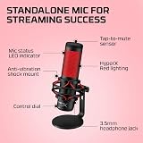 HyperX QuadCast USB Condenser Microphone for PC PS4 Mac Streaming view 6