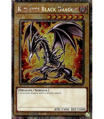 DIETZ 10 BLACK×GOLD monarch RED Eye Red-Eyes Black Dragon - Ultra Rare YAP1-JP002 Anniversary