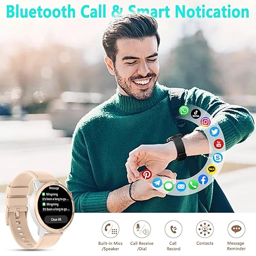 Smat Watch for Men Women ,Phone Call(Make Answer) Smartwatch,P68
