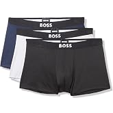BOSS Men's 3-pack Bold Logo Microfiber Trunks