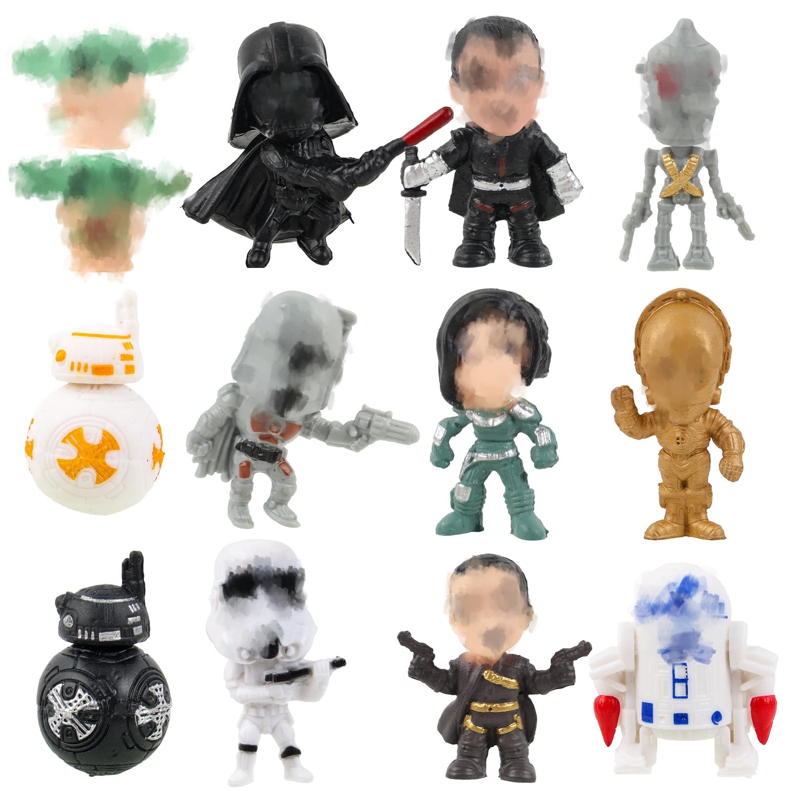 XQDZ Caketopper, Toy Set, Figures Set, Mini Plastic Jungle Safari Animals Cake Toppers, Birthday Party Favors Decorations for Kids Toddlers, Cake Decoration and Goodie Bag Stuffers — image 1