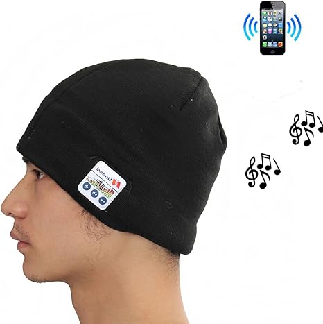 hat with built in headphones