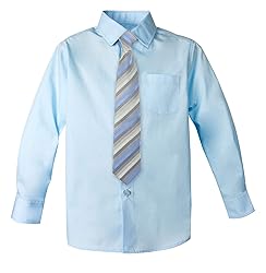 Spring Notion Big Boys' Cotton Blend Dress Shirt