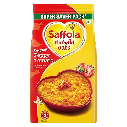 Saffola Masala Oats, Peppy Tomato, 500 g