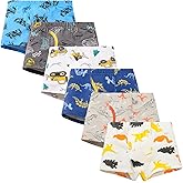 Hbhpov Boys Underwear, Toddler Boys Boxer Shorts Briefs 6 Pack Baby Kids Cotton Underpants 2-12 Years