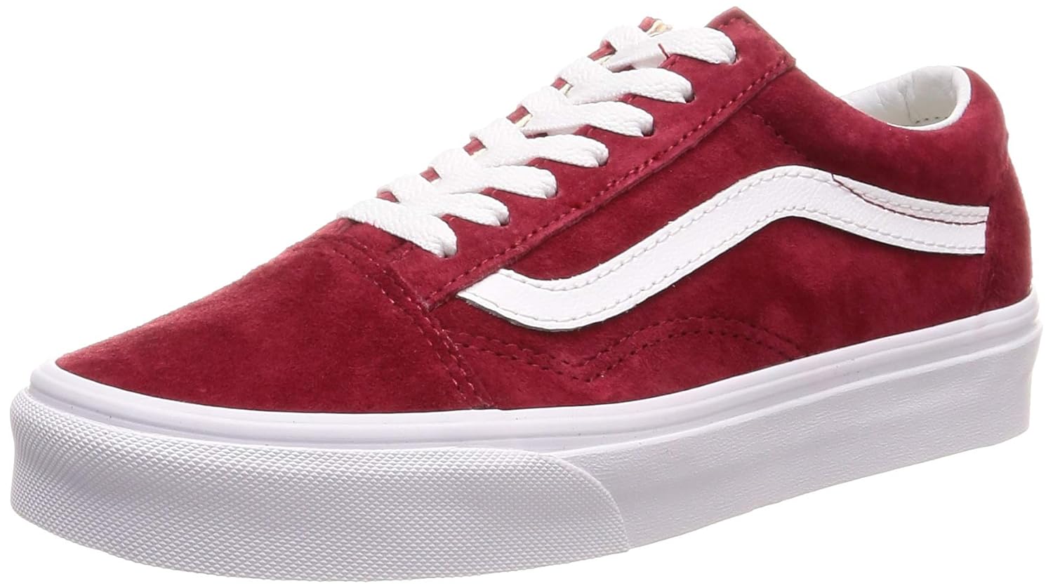 vans old skool maroon suede