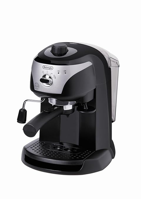 Delonghi Ec221b Macchina Per Caffè Espresso Con Pompa In Acciaio Inoxidabile 1100w Nero